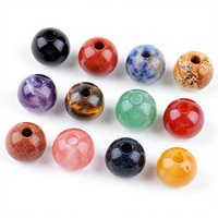 Offres Spéciales : Perles d'Améthyste Naturelle de 12 mm, Perles de Guérison en Cristal Faites à la Main pour Colliers DIY et Accessoires Vestimentaires