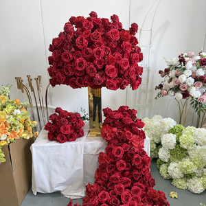 Fournitures Florales en Gros pour Mariages : Arrangements de Boules de Roses Rouges de Luxe IFG-BL03 - Product Image 1
