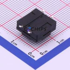 TS-FS1212T-C-H Tactile Switch SMD-4P,12x12mm Switch Single Pole Single Throw Round Button 2.6N Vertical Mount - Product Image 2