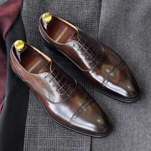 Nuevos zapatos formales de negocios para hombre para bodas - Product Image 1