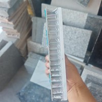 Panneau composite léger en granit et aluminium alvéolaire, résistant au feu et à l'eau, écologique, design moderne, façade murale extérieure