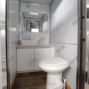 Remolque de Baño Móvil Portátil Estilo Occidental, Inodoro y Ducha, Baños Móviles VIP, Remolques WC - Product Image 6