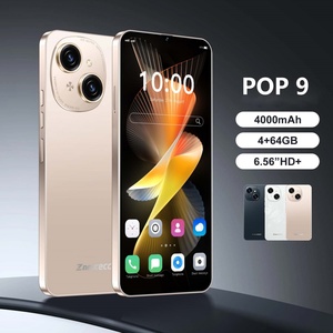 Téléphone Android POP9 en gros, écran HD 6,6 pouces, 4+64 Go, 4 cœurs, double carte, double veille, système d'exploitation en espagnol, prix bas, français, allemand - Product Image 5