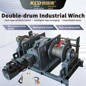 תאומה תוף <span class=keywords><strong>winch</strong></span> מנוע יחיד חבל כפול סנכרון תוף מחורץ עם גלגל מדריך גלגל תעשייתי <span class=keywords><strong>winch</strong></span> oem/odm - Product Image 2