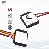 Interrupteur tactile intelligent capacitif personnalisable Mini à une seule touche DC12V 4A 50W pour bandes LED, miroir de salle de bain