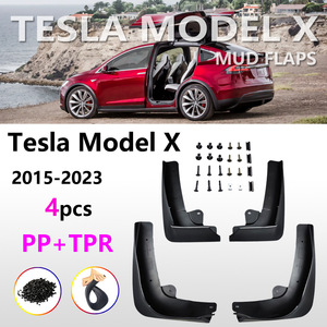 Garde-boue en plastique pour Tesla Model X, protection anti-éclaboussures pour la modernisation des pare-chocs de voiture - Product Image 4