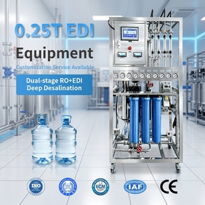 ระบบกรองน้ำ EDI แบบสองขั้นตอน OEM 250 ลิตร/ชม.  วัสดุสแตนเลส สำหรับการบำบัดน้ำที่มีความบริสุทธิ์สูง - Product Image 2