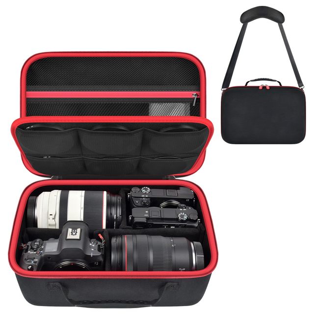 Custom Camera Case for Canon EOS Rebel T7/R50/R6 Mark II/R100, for Sony Alpha 7 IV/ ZV-E10/ A6400/ A6700/A6100 Cameras