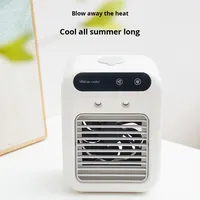 Mini Climatiseur de Bureau USB Ventilateur Humidificateur à Refroidissement par Eau pour Dortoir Bureau Ventilateur Portable Électrique en Plastique Usage Domestique