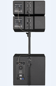 Altavoz Line Array VTX10+VTX18PD de 10 pulgadas, subwoofer activo de 18 pulgadas, 2500W de potencia, amplificador de doble canal integrado, control de audio DSP. - Product Image 3