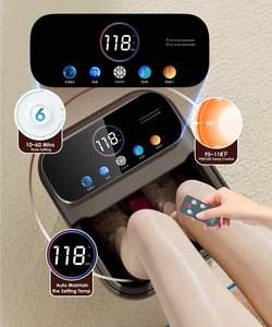 Klappbares Fußbad Digital anzeige Farbbild schirm Temperatur regelung Timer 6 Massage Fuß massage gerät - Product Image 3