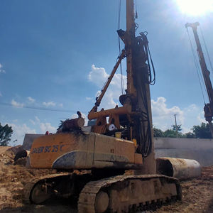 Foreuse rotative Bauer BG25 d'occasion en vente chaude en bon état prix d'usine 100m de profondeur de forage maximale avec engrenage moteur de pompe à noyau - Product Image 1