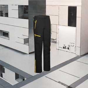 Vente d'usine Safetech – Pantalon de travail homme multi-poches certifié CE, respirant, double genouillère, en nylon et élasthanne extensible, idéal pour l'été - Product Image 3