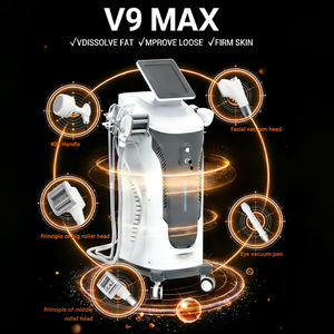 Machine de remodelage corporel V9 à rouleaux sous vide, équipement de beauté professionnel Vela pour la perte de poids, l'élimination de la cellulite et le lifting cutané - Product Image 6