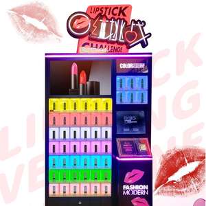 ตู้หยอดเหรียญแบบสแกนอัจฉริยะเครื่องจำหน่ายลิปสติกแบบบริการตนเองตู้จำหน่ายสินค้าอัตโนมัติเพื่อความงามอเนกประสงค์ - Product Image 4