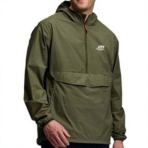 Veste coupe-vent d'hiver pour homme LONG MISSION INDUSTRY, col mandarin, fermeture éclair, tissu respirant en nylon/polyester - Product Image 1