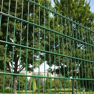 Pannelli di recinzione verniciati a polvere 2d 7016 recinzione a doppio filo zincato 8/6/8 868/656/545 2d doppio anello saldato rete metallica 2d recinzione