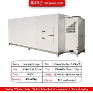 Máquina de deshidratación de secador de frutas de alimentos de gran capacidad superventas para secado de <span class=keywords><strong>tomates</strong></span> Copra componentes de bomba PLC de núcleo deshidratante - Product Image 6