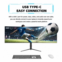 Monitor Curvo CoreNest de 49 Pulgadas, 5K Ultra Ancho, Relación de Aspecto 32:9, Pantalla HDR 400, Tipo-C, 144Hz, IPS, para Juegos y Oficina