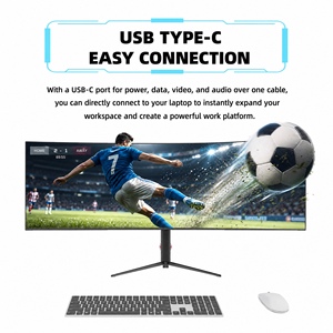 <span class=keywords><strong>Monitor</strong></span> Curvo CoreNest de 49 Pulgadas, 5K Ultra Ancho, Relación de Aspecto 32:9, Pantalla HDR 400, <span class=keywords><strong>Tipo</strong></span>-<span class=keywords><strong>C</strong></span>, 144Hz, IPS, para Juegos y Oficina - Product Image 3