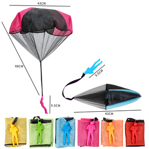 Mini-soldat <span class=keywords><strong>parachutiste</strong></span> à <span class=keywords><strong>lancer</strong></span> à la main, <span class=keywords><strong>jouet</strong></span> de jeu de parachute volant en plastique pour enfants, pour l'extérieur - Product Image 1
