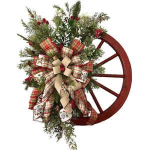 Guirnalda Navideña Ecológica, Adorno Navideño para Puerta Principal, Guirnalda Artificial de Pino para Decoración de Fiestas - Product Image 5