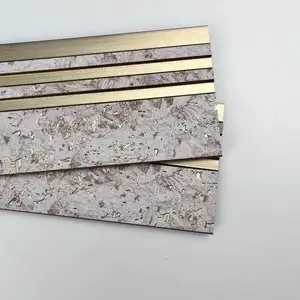 VIWELL Decor Louver PS Wand paneel 110mm 7mm Luxus Wand verkleidung Interieur neues Form design