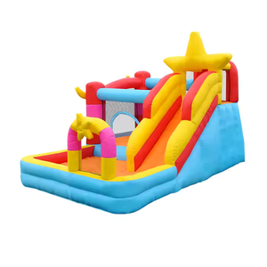 Châteaux gonflables commerciaux sur mesure en forme d'étoile, trampolines d'extérieur pour enfants, matériau PVC de haute qualité GOLDEN ART Y-229 - Product Image 5