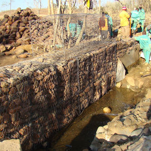 Panier en <span class=keywords><strong>gabion</strong></span> hexagonal soudé en fil de fer galvanisé, mur de soutènement, cage à pierres, jardin, 100x100x50, 2.0-4.0mm, marque XUWEI - Product Image 2