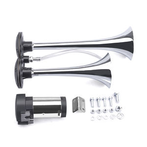 <span class=keywords><strong>แตร</strong></span>รถยนต์ <span class=keywords><strong>12V</strong></span> 150db เสียงดังพิเศษ <span class=keywords><strong>แตร</strong></span><span class=keywords><strong>ลม</strong></span>โครเมียมซิงค์แบบสองแตร พร้อมคอมเพรสเซอร์ - Product Image 1