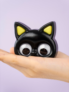 Jouet à presser en forme de chaton de dessin animé pour enfants, en matériau TPR, couleur personnalisable, gadget anti-stress et anti-anxiété - Product Image 4