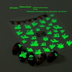 <span class=keywords><strong>2023</strong></span> Fluorescent 3D Nail Stickers Bijoux En Plastique Décoratif Beauté Autocollants Style Européen Américain pour <span class=keywords><strong>Halloween</strong></span> Net Celebrant - Product Image 2
