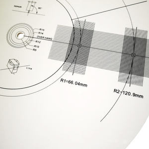 Placa de Calibración de Precisión para Discos de Vinilo, Impermeable, Herramienta de Medición de Distancia para Tocadiscos, Accesorio para Grabar Ángulos - Product Image 3
