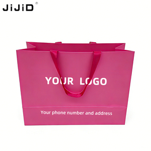 Sacs d'emballage de luxe personnalisés en kraft écologique réutilisables avec poignée en ruban pour bijoux, chaussures et vêtements, idéaux pour la promotion - Product Image 2