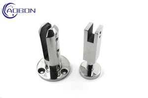 <span class=keywords><strong>Coque</strong></span> de <span class=keywords><strong>piscine</strong></span> en verre sans cadre en acier inoxydable moderne personnaliser la pince de robinets en verre carrés en acier inoxydable 304 - Product Image 4