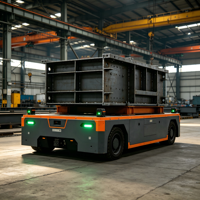 Robot AGV industriel à grande capacité de charge, véhicule à guidage automatique multidirectionnel, chariot de transport d'atelier sans conducteur à batterie au lithium