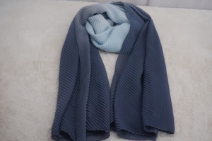 Écharpe de tête musulmane en mousseline de soie, voile de base, Hijab ombré, châles plissés, collection 2020 - Product Image 3