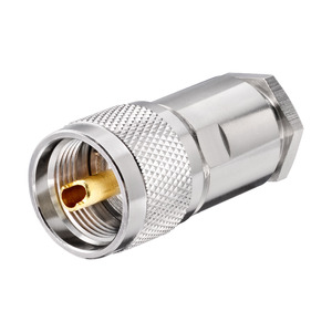 Conector UHF <span class=keywords><strong>PL</strong></span>-259 Macho con Abrazadera para Cable Coaxial LMR400 RG8 RG213 para Radio Baofeng, Radio CB, Conector de Antena - Product Image 6