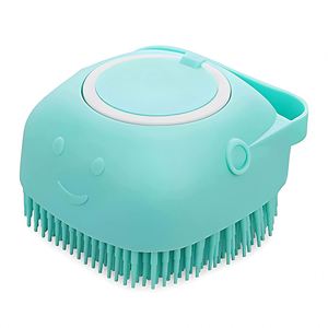 Pet Shower Brush, Silicone Pet <b>Bath</b> Brush, Shampoo Dispenser, Bathing and Massaging cat and <b>Dog</b> Brush with Soap Dispenser - Product Image 6