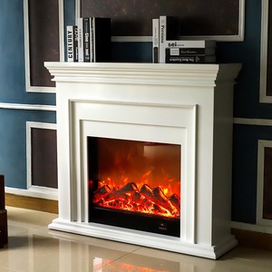 Cheminée Électronique Décorative Intégrée pour Hôtels et Villas, Ensemble Complet de <span class=keywords><strong>Chauffage</strong></span>, Effet de Flamme Simulé pour Intérieur, Modèle Transfrontalier - Product Image 2