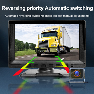 7 Inch 4CH Screen MP5 Player With 4pcs Waterproof HD Night Vision <b>Cameras</b> for Trucks RV, DVR and Parking Aid Kit YB-MP5 Player-X - Product Image 5
