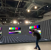 Pantallas LED Virtuales de Interior 4K, Motor Unreal, Escenario Inmersivo 3D VR, Paneles de Video LED a Todo Color, Pantalla LED para Juegos
