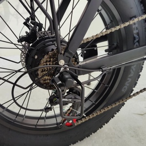 中国工厂批发铝合金电动自行车250W/500W/1000W电机20英寸宽胎折叠电动自行车避震叉碟刹 - Product Image 5