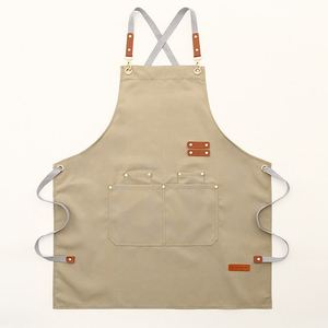 Super Kitchen Household <b>Waterproof</b> Canvas Bib Cross-Border Foreign Trade Dirt-Resistant Wear-Resistant Tooling Extended Cleaning - Product Image 1