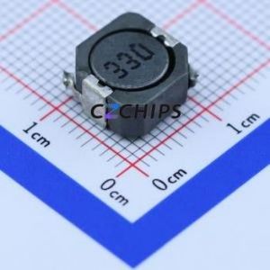 SMDRH105R-330MT ตัวเหนี่ยวนำไฟฟ้า SMD,10.4x10.3 มม. 33uH 20% 2.7A 810mOhm - Product Image 1