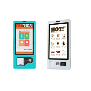 Crtly thực phẩm đặt hàng máy tự đặt hàng <span class=keywords><strong>kiosk</strong></span> trong nhà hàng treo tường màn hình cảm ứng tự dịch vụ <span class=keywords><strong>kiosk</strong></span> với máy in - Product Image 1