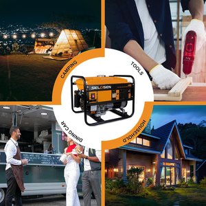 เครื่องกำเนิดไฟฟ้าเบนซินแบบพกพา 4350 วัตต์ สำหรับสำรองไฟบ้าน พร้อมเต้ารับ 30A จ่ายไฟได้ 4 กิโลวัตต์ จากเครื่องยนต์ 212 ซีซี ประสิทธิภาพสูง - Product Image 2