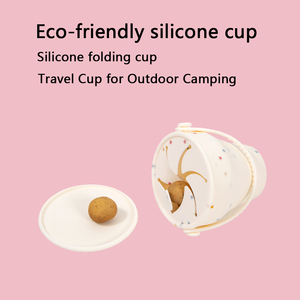 Vaso de Agua Plegable de Silicona Reutilizable, Perfecto para Viajes Diarios - Product Image 1