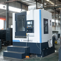 Mesin Bubut CNC Vertikal Turret Horizontal 8-Stasiun VTC750 dengan Tool Post 125mm dan 8-Stasiun Turret