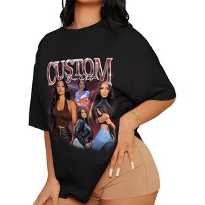 Camiseta Personalizada con Foto, Unisex, 100% Algodón, Impresión Digital, Diseño Personalizado, Camiseta para Mujer - Product Image 1